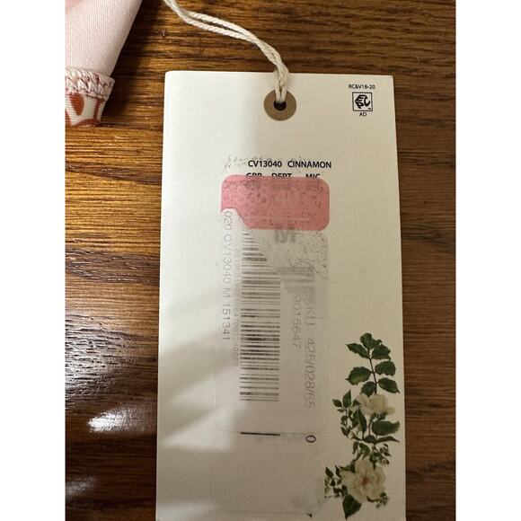 Chelsea & Violet Swim Suit 2-Piece Bikini New Top Medium Bottom Small Orange - Picture 10 of 16